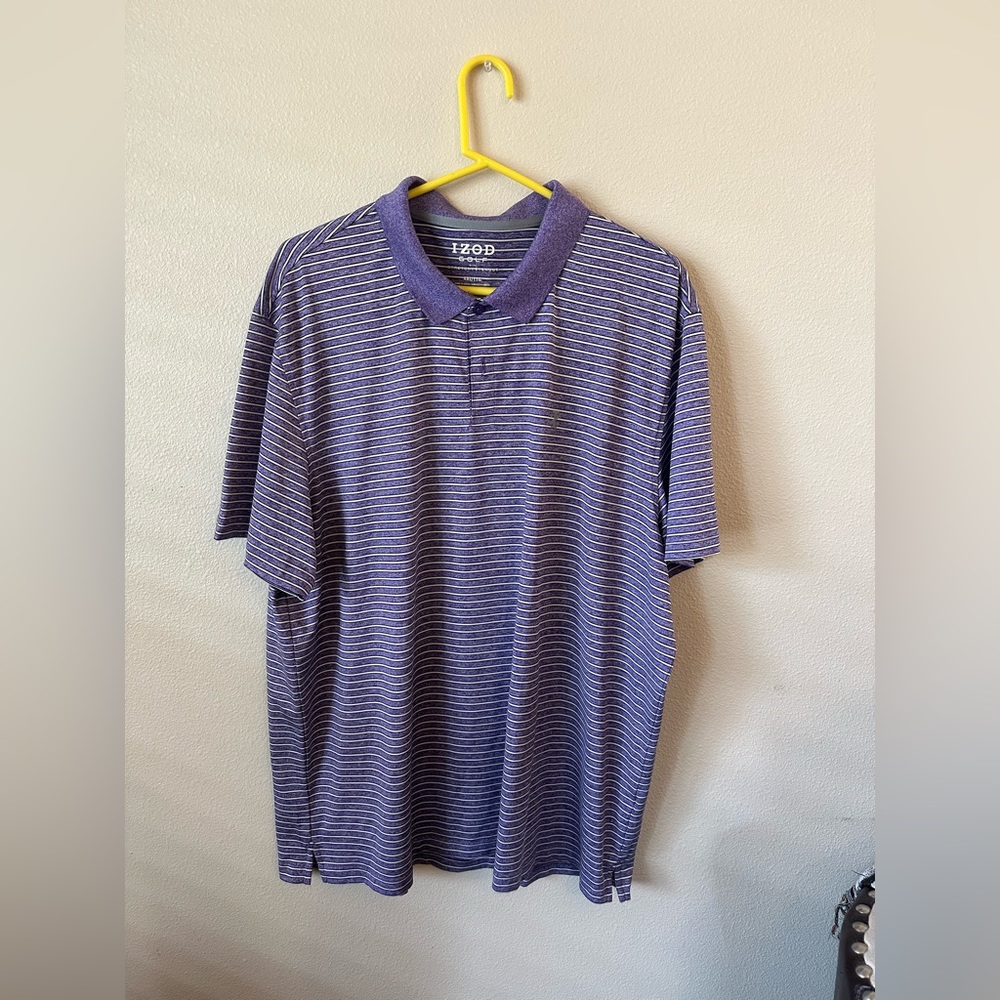 Mens XXL IZOD Golf with Stretch polo 95% polyester 5% spandex